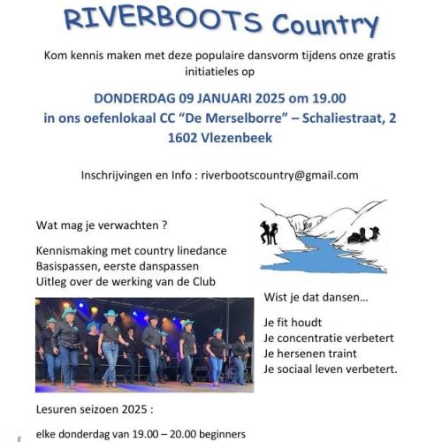 Nieuw seizoen Country line dance lessen © Riverboots Country