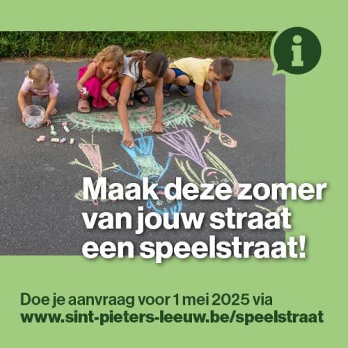 Maak deze zomer van jouw straat een speelstraat!