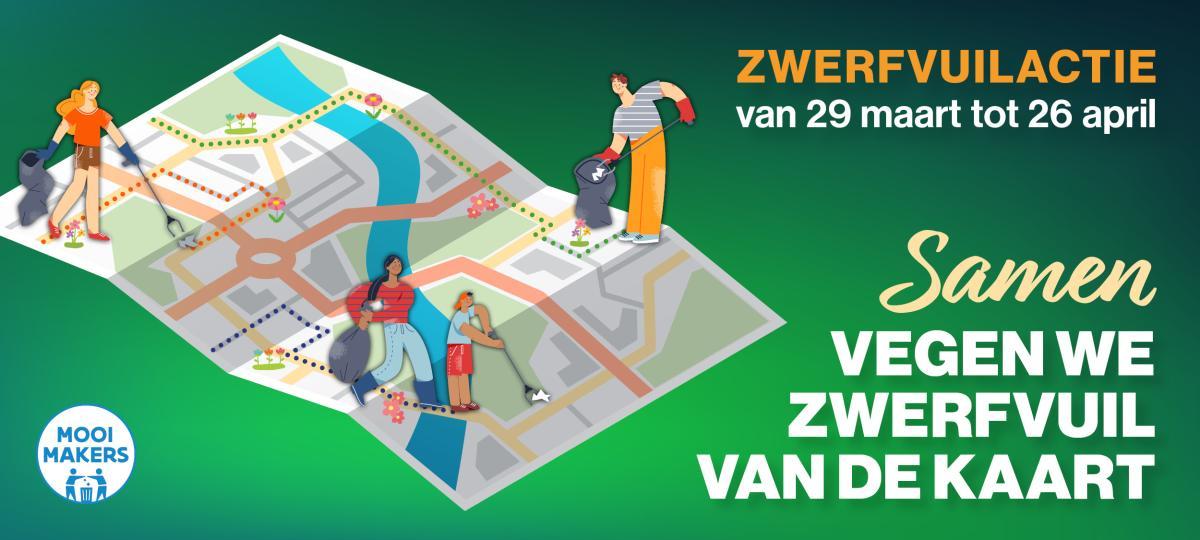 Zwerfvuilactie van 29 maart tot 26 april 2025