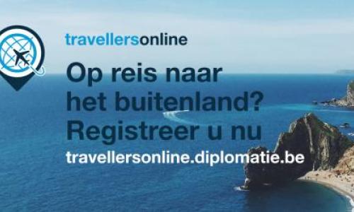 Registreer uw reis via Travellers Online