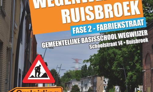 Presentatie infoavond werken Fabriekstraat Ruisbroek